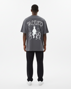 Pluto Outline Cotton Tee-Shirt