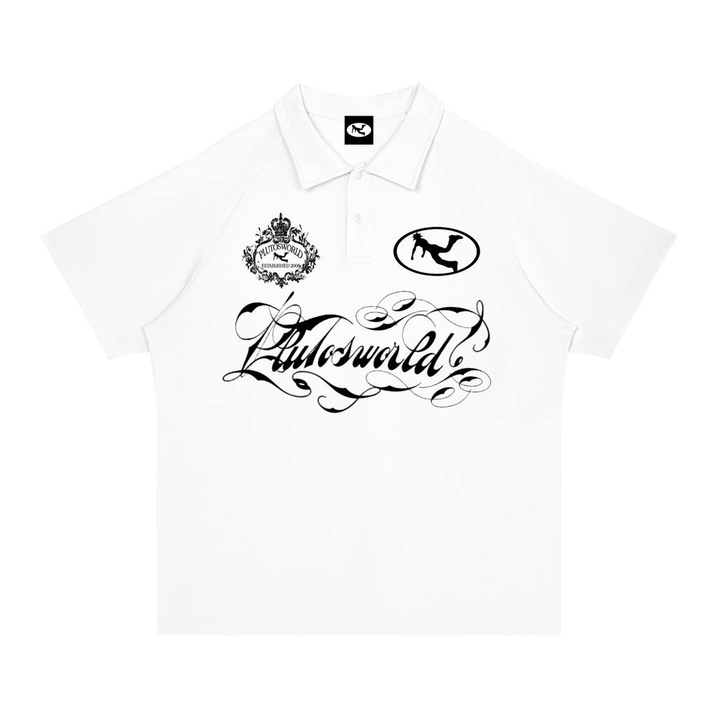 Plutosworld Ornate Polo Shirt