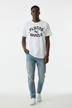 Plutos World Black 1999 Logo Tee-Shirt
